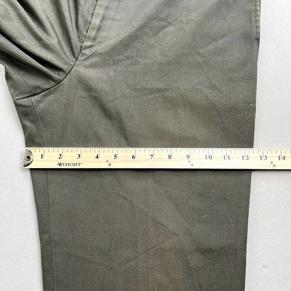 Vintage Levis Sta-Prest Pants Mens 31 Olive Green Straight Leg Dress Slacks 70s - Picture 15 of 15